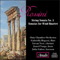 Onix Chamber Orchestra - Rossini: Sonata No. 5 for Strings / Sonatas for Wind Quartet