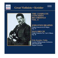 Fritz Kreisler - Bruch / Brahms: Violin Concertos (Kreisler) (1925, 1936)