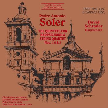David Schrader - Soler: Quintets for Harpsichord and Strings
