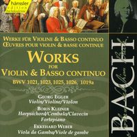 Georg Egger - Bach, J.S.: Works for Violin and Basso Continuo