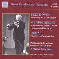 New York Philharmonic Symphony Orchestra - Beethoven:Symphony No. 5 / Mendelssohn: A Midsummer Night's Dream (Toscanini) (1926, 1929, 1931)