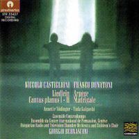 Giorgio Bernasconi - Castiglioni: Liedlein & Cantus planus - Donatoni: Arpège & Madrigale