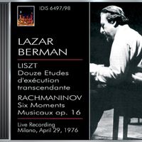 Lazar Berman - Berman, Lazar: Lazar Berman Plays Liszt and Rachmaninov (29 April 1976)