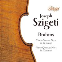 Joseph Szigeti - Brahms: Chamber Works (Live)