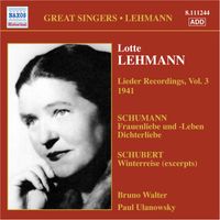 Lotte Lehmann - Lehmann, Lotte: Lieder Recordings, Vol. 3 (1941)