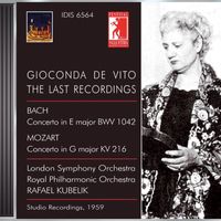 Gioconda de Vito - Violin Concert: Vito, Gioconda De - Bach, J.S. / Mozart, W.A. (Gioconda De Vito Edition, Vol. 6) (1959)