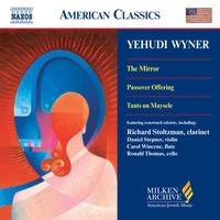 Richard Stoltzman - Wyner: Mirror (The) / Passover Offering / Tants Un Maysele