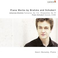 Henri Bonamy - Brahms, J.: 7 Fantasies / 2 Rhapsodies / Schubert, F.: Piano Sonata No. 17