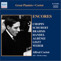 Alfred Cortot - Cortot, Alfred: Encores - 78 Rpm Recordings (1925-26)