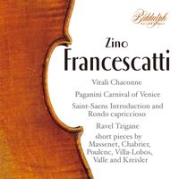 Zino Francescatti - Vitali, Paganini, Saint-Saëns, Ravel & Others: Works