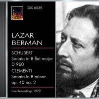Lazar Berman - Schubert, F.: Piano Sonata No. 21 / Clementi, M.: Piano Sonata, Op. 40, No. 2 (Berman) (1972)