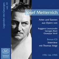Josef Metternich - Legenden des Gesänges, Vol. 10: Josef Metternich (1951-1955)
