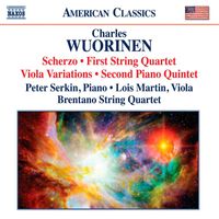 Peter Serkin - Wuorinen: Scherzo - String Quartet No. 1 - Viola Variations - Piano Quintet No. 2