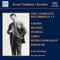 Fritz Kreisler - Kreisler: The Complete Recordings, Vol. 5 (1919-1924)