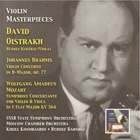David Oistrakh - Violin Masterpieces: David Oistrakh Plays Brahms & W.A. Mozart
