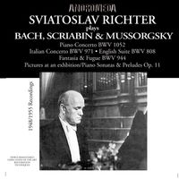 Sviatoslav Richter - Bach, Scriabin & Mussorgsky: Piano Works (Live)