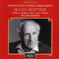 Hans Hotter - Schubert, Brahms & Strauss: Lieder (Live)