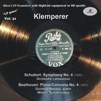 Otto Klemperer - LP Pure, Vol. 31: Klemperer Conducts Schubert & Beethoven (Historical Recordings)