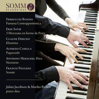 Julian Jacobson and Mariko Brown Piano Duo - Works for Piano 4 Hands