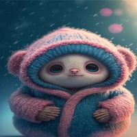 Sleepy Sloth - knitted winter sweater