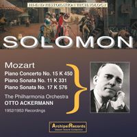 Solomon - Mozart: Piano Works