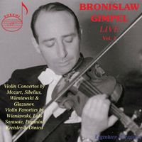 Bronislaw Gimpel - Bronislaw Gimpel, Vol. 1 (Live)