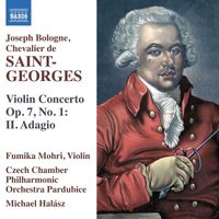 Fumika Mohri, Czech Chamber Philharmonic Orchestra, Pardubice and Michael Halász - Saint-Georges: Violin Concerto, Op. 7 No. 1: II. Adagio