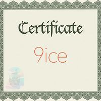 9ice - Certificate