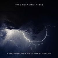 Pure Relaxing Vibes - A Thunderous Rainstorm Symphony