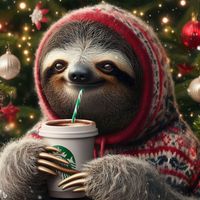 Sleepy Sloth - Winter Sloth