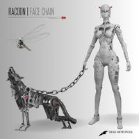 Racoon - Face Chain