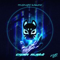 Midnight Kitsune - Cyan Night