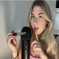 ASMRCharlie - Asmr Counting Your Freckles with a Knive! Mouth Sounds, Whispering, Tracing