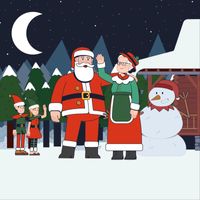 Santa - In the North Pole