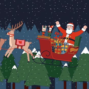 Santa - The Reindeer Pull My Sleigh