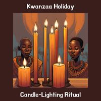 African Music Drums Collection - Kwanzaa Holiday, Candle-Lighting Ritual