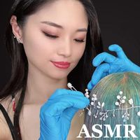 Tingting ASMR - Winter Hair Dye with Hair Chalk