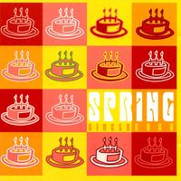 Spring - Circle Cake