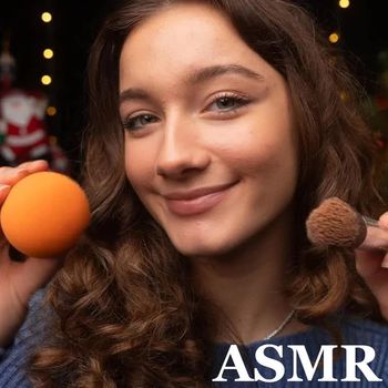Nanou ASMR - Doing Your Christmas MakeUp