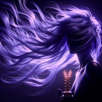 Nuages - Blue hair