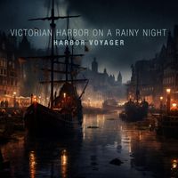 Harbor Voyager - Victorian Harbor on a Rainy Night