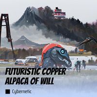 Cybernetic - Futuristic Copper Alpaca of Will