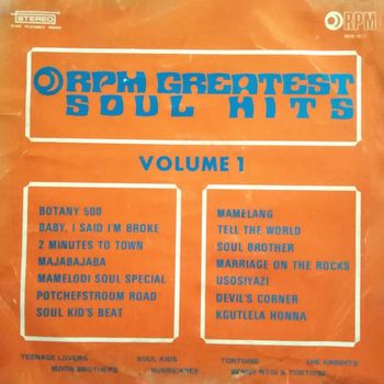 Various Artists - RPM Greatest Soul Hits, Vol. 1