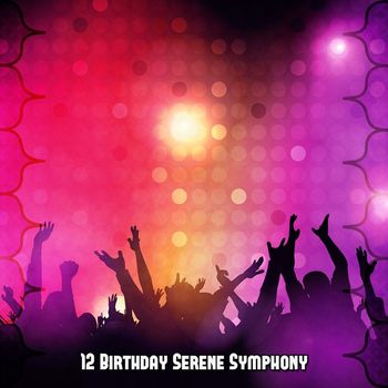 Happy Birthday Party Crew - 12 Birthday Serene Symphony