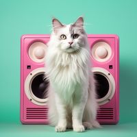 Contenido de calidad Lofi, Habitos Saludables, Gato Somnoliento - El Universo Lofi Del Gato: Melodías Pacíficas Para Felinos