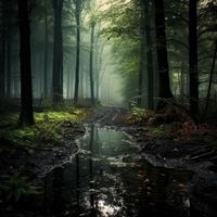 Between The Stars - Soft Rain in the Forest