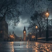 Gloomy Erudite - Victorian Era 1837, Streets of London in the Victorian Era, Nocturne Piano, Nocturnes