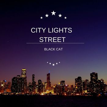 Black Cat - City Lights Street