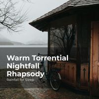 Rainfall for Sleep, Rain Shower, Rain Man Sounds - Warm Torrential Nightfall Rhapsody