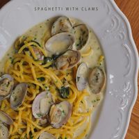 PAD - spaghetti with clams